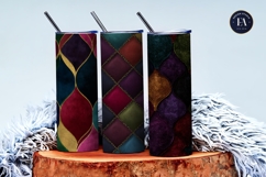 Velvet Jewel Tone Fabric Texture Seamless Digital Paper Product Image 3