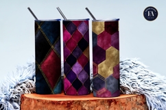 Luxury Velvet Fabric Jewel Tones Seamless Digital Paper Product Image 3