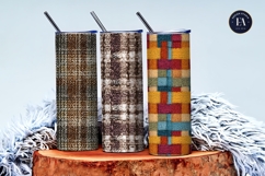 Woven Tweed Textile Texture Cozy Seamless Digital Paper Product Image 3