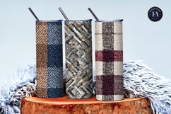 Classic Tweed Fabric Cozy Woven Texture Digital Paper Product Image 3