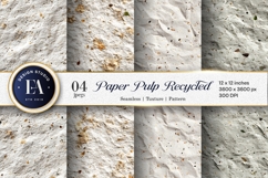 Paper Pulp Recycled Texture Speckled Digital Paper Product Image 1