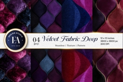 Velvet Jewel Tone Fabric Texture Seamless Digital Paper Product Image 1