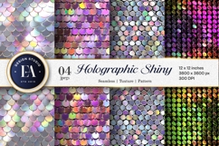 Shiny Disco Sequin Holographic Texture Digital Paper Product Image 1