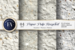 Recycled Paper Texture Eco Background Digital Paper Product Image 1