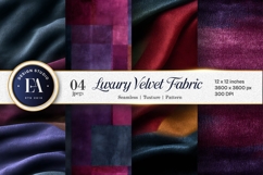 Velvet Fabric Texture Luxury Deep Jewel Digital Paper Product Image 1