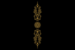 Luxury vintage abstract floral art pattern border decorative Product Image 2