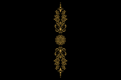 Luxury vintage abstract floral art pattern border decorative Product Image 1