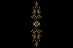 Luxury vintage abstract floral art pattern border decorative Product Image 1