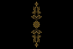 Luxury vintage abstract floral art pattern border decorative Product Image 2