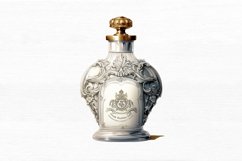 Luxury Vintage Bottle Watercolor Sublimation clipart Product Image 3