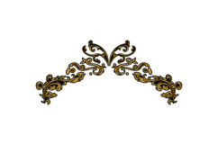 Luxury vintage floral ornament decorative element clipart Product Image 1