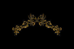 Luxury vintage floral ornament decorative element clipart Product Image 2
