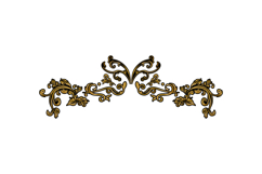 Luxury vintage floral ornament decorative element isolated Product Image 1