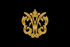 Luxury vintage gold abstract floral art element clip art Product Image 2