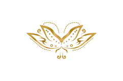 Luxury vintage gold abstract floral art element design Product Image 1