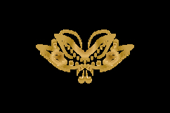 Luxury vintage gold abstract floral art element design Product Image 2