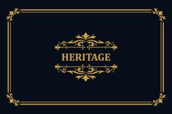 Luxury vintage ornament logo monogram template concept Product Image 1