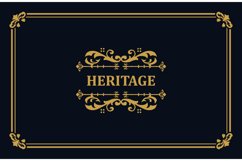 Luxury vintage ornament logo monogram template design Product Image 2