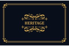 Luxury vintage ornament logo monogram template design Product Image 2