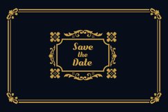 Luxury vintage ornament wedding invitation card background Product Image 1