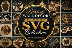 Luxury Wall Decor SVG Collection Bundle,Laser Cut svg Bundle Product Image 1