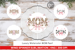 Luxury MOM Pearl Wind Spinner Product Image 1