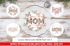 Luxury MOM Pearl Wind Spinner Product Image 1