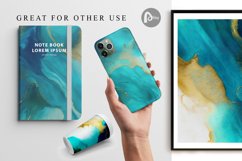 Luxury Watercolor Green | Digital Paper Product Image 1