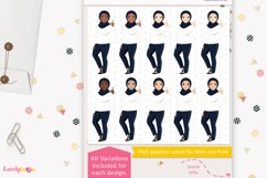 Muslim girl clipart, casual woman avatar, LVX02 Amira Product Image 2