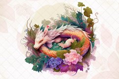Animals lying on a nest watercolor Product Image 6
