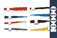 Paint Brushes with Colorful Strokes in Red Black Blue Yellow Product Image 1