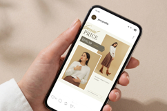 Elegant Fashion Sale Instagram Post Canva Template Product Image 2