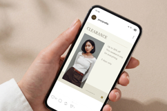Minimalist Clearance Sale Instagram Post Canva Template Product Image 2