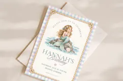 Mermaid Birthday Invitation Canva Template Product Image 2