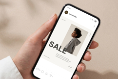 Minimalist Fashion Sale Canva Template, Instagram Post Product Image 2