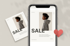 Minimalist Fashion Sale Canva Template, Instagram Post Product Image 3