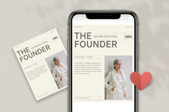 Editorial Agency Intro Canva Template, Instagram Post Product Image 3
