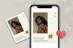 Minimalist Aesthetic Summer Fashion Canva Template Product Image 3