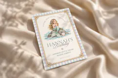 Mermaid Birthday Invitation Canva Template Product Image 4
