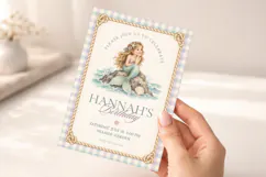Mermaid Birthday Invitation Canva Template Product Image 5