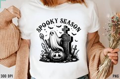 Spooky season | Ghost Sublimation Quotes Design Product Image 1