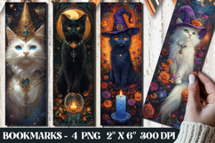 Magic Cat Printable Bookmark Product Image 1