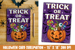 Cute Halloween Card Sublimation Clipart Product Image 1
