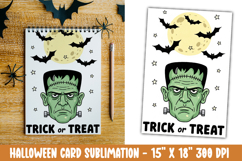 Cute Halloween Card Sublimation Clipart Product Image 1