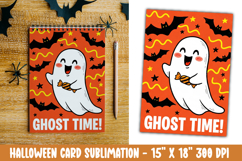 Cute Halloween Card Sublimation Clipart Product Image 1