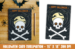 Cute Halloween Card Sublimation Clipart Product Image 1