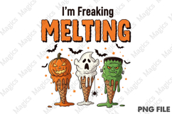 Funny Summerween I'm Freaking Melting Product Image 2