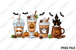 scary fall halloween horror iced coffee pumpkin Product Image 1
