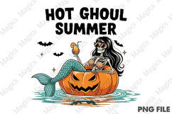 Funny Summerween Hot Ghouls Summer Product Image 1