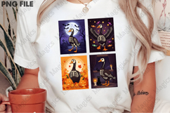 Halloween Retro Skeleton Goose PNG Product Image 3